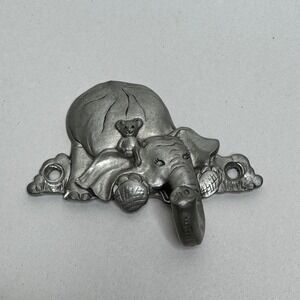 Seagull Pewter Canada‎ 1994 Elephant Kids Wall Hook